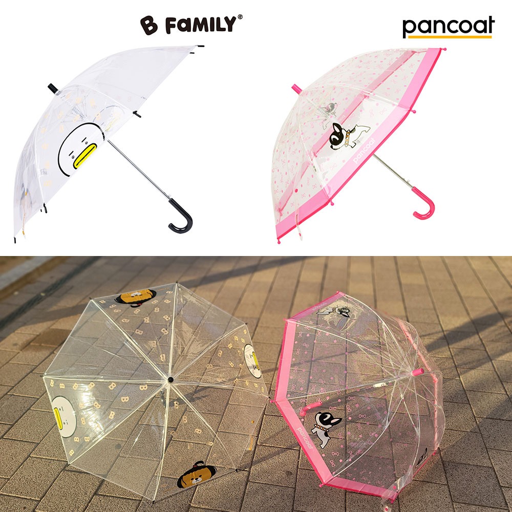 13000 캐릭터 고급 투명 우산 1개- 투명 비닐 우산 아동