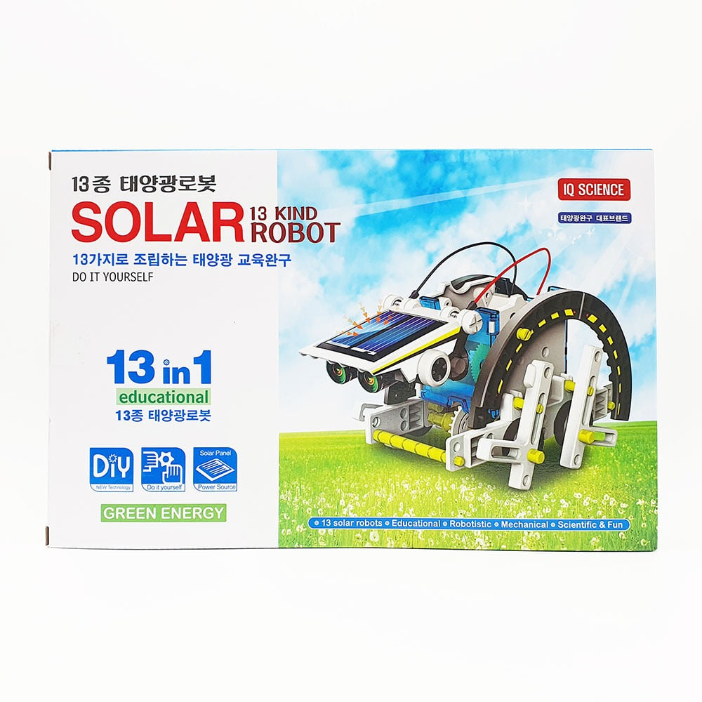 20000 13종 태양광 로봇-교육조립완구 조립식 태양열장난감